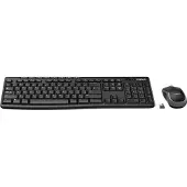 Logitech MK270 Set - Tastatur und Maus - kabellos DE - schwarz