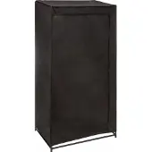 5 Five textilgarderob för kläder, 68x45x148 cm, svart