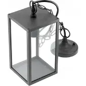 GTV Ventana-H utomhus golvlampa | 1×20W E27 | svart