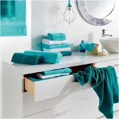 Egeria Badehkl. DIAMANT D. TURQUOISE 70x140 - 2 stk