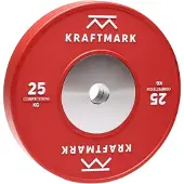 Kraftmark Internationell Viktskiva 50 mm Competition Bumpers - 25kg