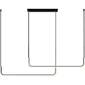 Milagro Lighting Pendellampa Horizon , Svart, Vardagsrum / matsal, Metall, Modern