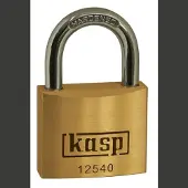 Kasp K12560A1 Hänglås 60 mm Lika låsning Guldgul Nyckel