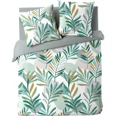 Douceur D`Interieur Douceur d'Interieur set med sängkläder med bladmönster, LOUNA, 240 x 220 cm