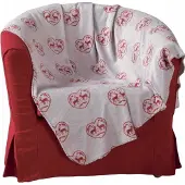 Douceur D`Interieur överkast/sengetäcke FLANNEL 125 x 150 cm julmotiv