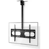 Nedis Fullt bevägligt tak TV fäste | 42 - 65 " | Maximal skärmvikt som stöds: 45 kg | Går att tilta | Roterbar | Minsta takavstånd: 716 mm | Max takavstånd: 1160 mm | 1 Ledpunkt(er) | Stål | Svart