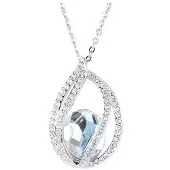 Swarovski Megan Hänge Legeringshalsband Damhalsband 1071202 White Gold