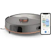 Philips HomeRun 5000 Series robotdamms. & mopp, Dammpåse, Akrylnitrilbutadienstyren (ABS), 0,26 l, Laddning, 66 dB, 3 l