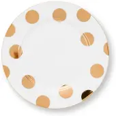 Pip studio Set/2 Plates Dot Gold 23cm