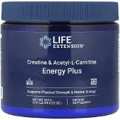 Life Extension Kreatin & Acetyl-L-Karnitin, Energi Plus, 233G (0.51 lb)