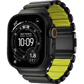 Nomad Stratos Band, Band, Smartwatch, Svart, Apple, Ultra 1-11 and SE, Titan