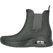 SKECHERS Chelsea boots 'Uno Rugged Dancing In The Rain' oliv
