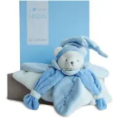 Doudou et Compagnie Presentset Gosedjursduk doudou för Blåbjörnens tupplur