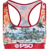 PSD Behå 'Hawaiian Luxe' blå / mörkgrön / orange / röd
