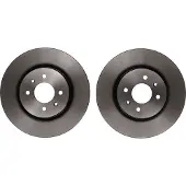 TRW Bromsskiva DF6904 fram, ventilerad, 1 Stycke