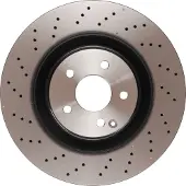 TRW Bromsskiva DF6242S fram, ventilerad, perforerad, 1 Stycke