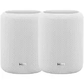 WIIM Sound LITE Twin Pack vit smart högtalare Hi-Res multiroom högtalarset