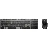 HP 720 - Sats med tangentbord och mus - multi-enhet, uppladdningsbar, drivs av SuperCapacitor, programmerbara tangenter - full size - trådlös - Blu...