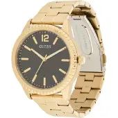 GUESS Analog klocka 'Chip' guld / svart