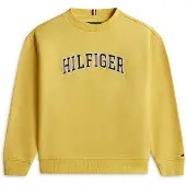 Tommy Hilfiger Logo Terry Crew Neck Sweatshirt