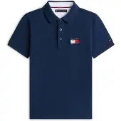 Tommy Hilfiger Regular Fit Wavy Flag Polo Shirt