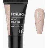 Nailura Poly Gel 30 g - 18 Nude Glitter