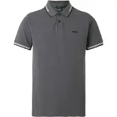 BOSS T-shirt 'Paul' mörkgrå / svart / vit