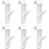 Bathroom Solutions Hooks - räfflade radiatorhängare för badrummet, 6 st per set, WENKO
