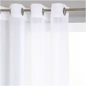 Atmosphera färdiga gardiner med öglor 140 x 240 cm vit