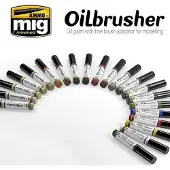 Vallejo Ammo: Oilbrushers Display N1 (80)