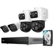 Eufy NVR Security System S4, IP-säkerhetskamera, Inomhus & utomhus, Kabel, Tak, Svart, Vit, Projektil (form)