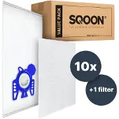 SQOON Dammpåse i tyg 42055-T; Miele G/N 3-D; 10 st.