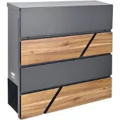 AWTOOLS brevlåda antracit 65 / 370x370x105 mm