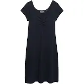 Superdry för kvinnor. W8012110A Sweetheart-klänning marinblå (M), Casual, Bomull, Kort ärm, Marino