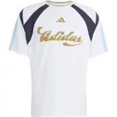 Adidas T-shirt 'Tiro' marinblå / ljusblå / senap / vit