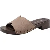 Tamaris Pantolette mörkbeige