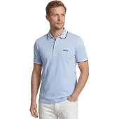 BOSS för män. 50469055 Paddy blå polotröja (L), Casual, Bomull, Kort ärm