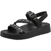 Tamaris Sandal svart / silver