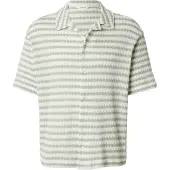 Selected Skjortor med korta ärmar SLHDYLAN SS OVERSHIRT man - Beige - EU L