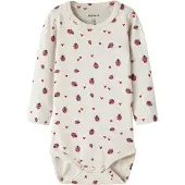 Name it Body l/ä - Bomull/Modal - NbfHaline - Peyote Melange m. - - 62 - Body L/Ä