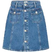 Ichi Kjol 'IHPamila' blå denim