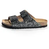 Bayton Pantolette 'Tracy' antracit / svart