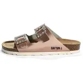 Bayton Pantolette 'STRASS ATLAS' brun / rosa