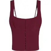 Bershka Topp burgunder