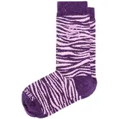 Scalpers Sockor 'Zebra Lurex' syrén / ljuslila