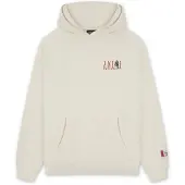AND1 Sweatshirt 'Core Retro' ecru / ljusgrå / röd / vit