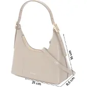 Calvin Klein Axelremsväska taupe