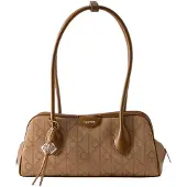 Calvin Klein Axelremsväska 'Emblem Extended Side Shoulder' khaki