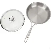Konnwei Stekpanna Rostfritt Stål Legering Aluminium Non-stick Mångsidig Metallpanna Matlagning L