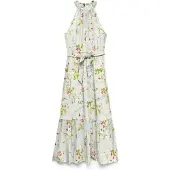 Vero Moda Sommarklänning 'VMEASY JOY' gul / oliv / rosa / vit